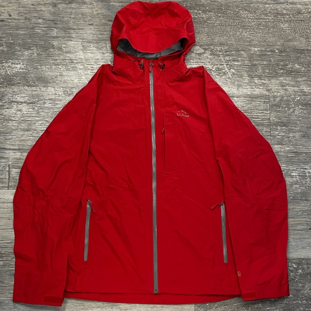 Men’s L.L. Bean Red TEK 02 3L Storm Jacket XL